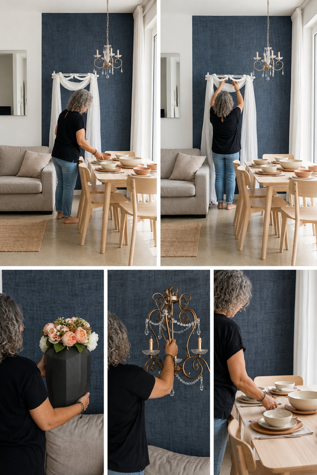 María José Gil trabajando en proyectos de interiorismo